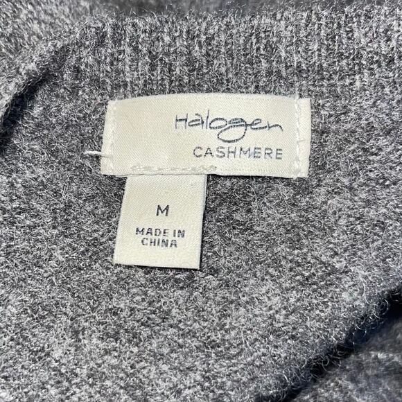 Halogen Cashmere Sweater V Neck Pullover - Picture 5 of 6